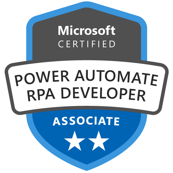 PL-500 Power Automate RPA Developer Badge